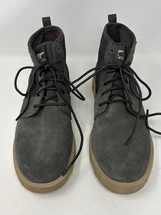 Sorel men\'s OTM Caribou Chukka Boots 8 grey suede ankle main image 6